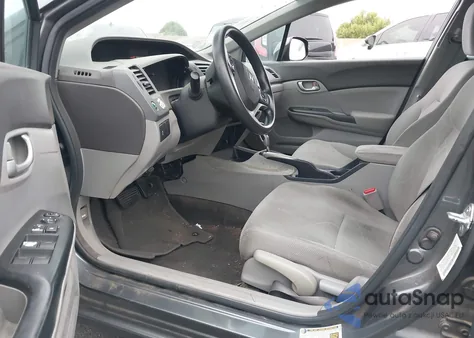 2012 Honda Civic Lx z USA, uszkodzony, nr VIN 2HGFB2F57CH525299